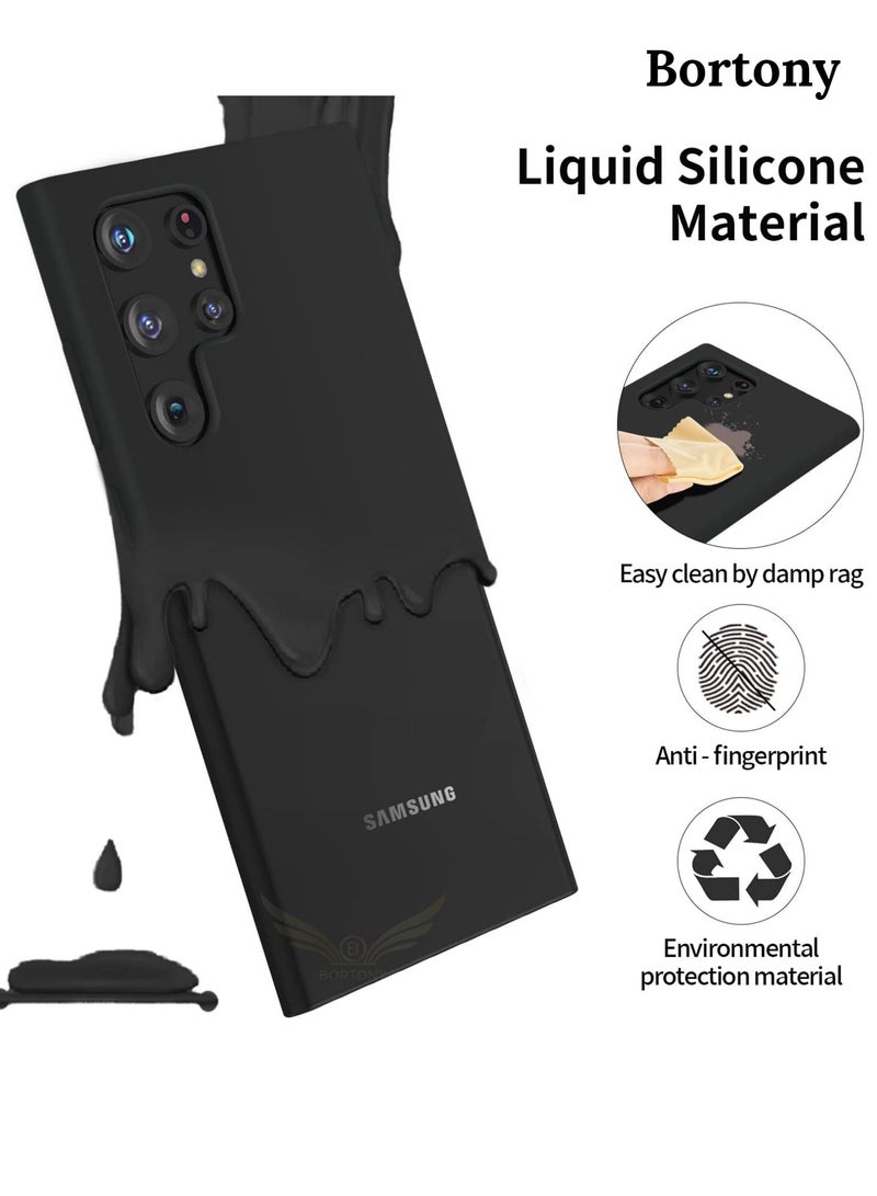 BORTONY Galaxy S22 Ultra Case Slim Fit Durable Camera Protective Soft Silicone Cover Compatible with Samsung Galaxy S22 Ultra - Image 2