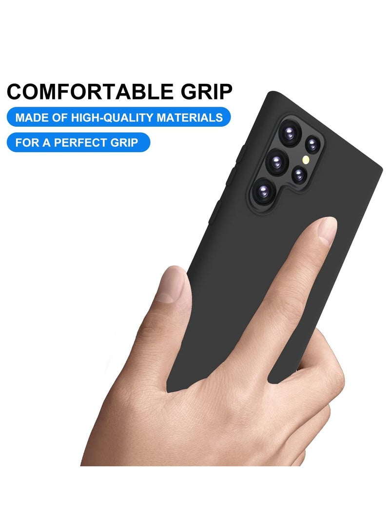 BORTONY Galaxy S22 Ultra Case Slim Fit Durable Camera Protective Soft Silicone Cover Compatible with Samsung Galaxy S22 Ultra - Image 3