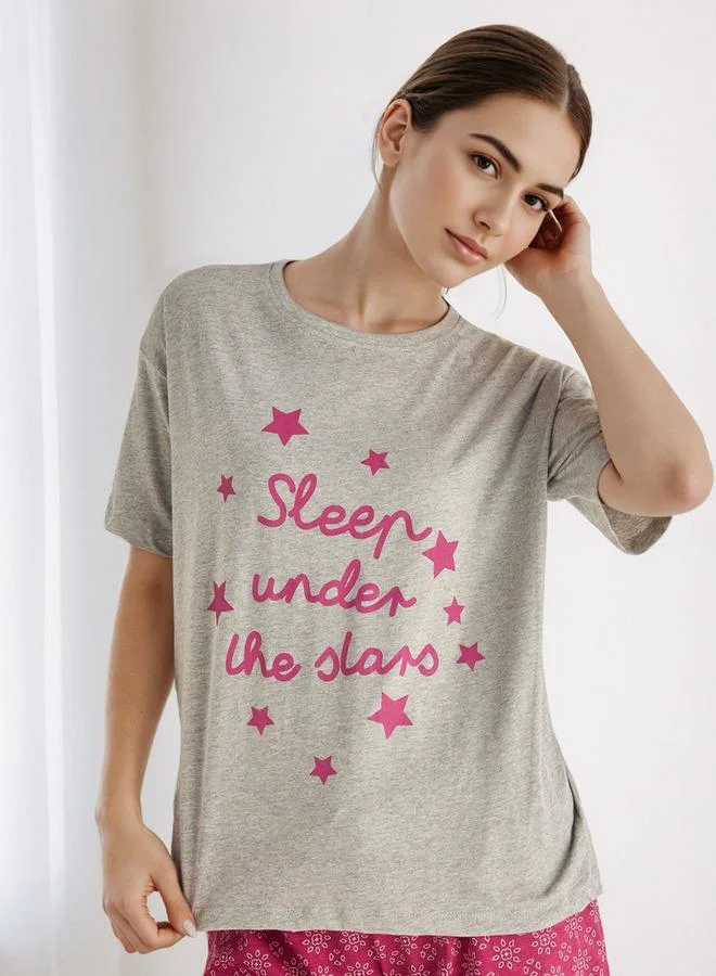 Splash FAV Pyjama Short Set T-shirt and Shorts Cotton