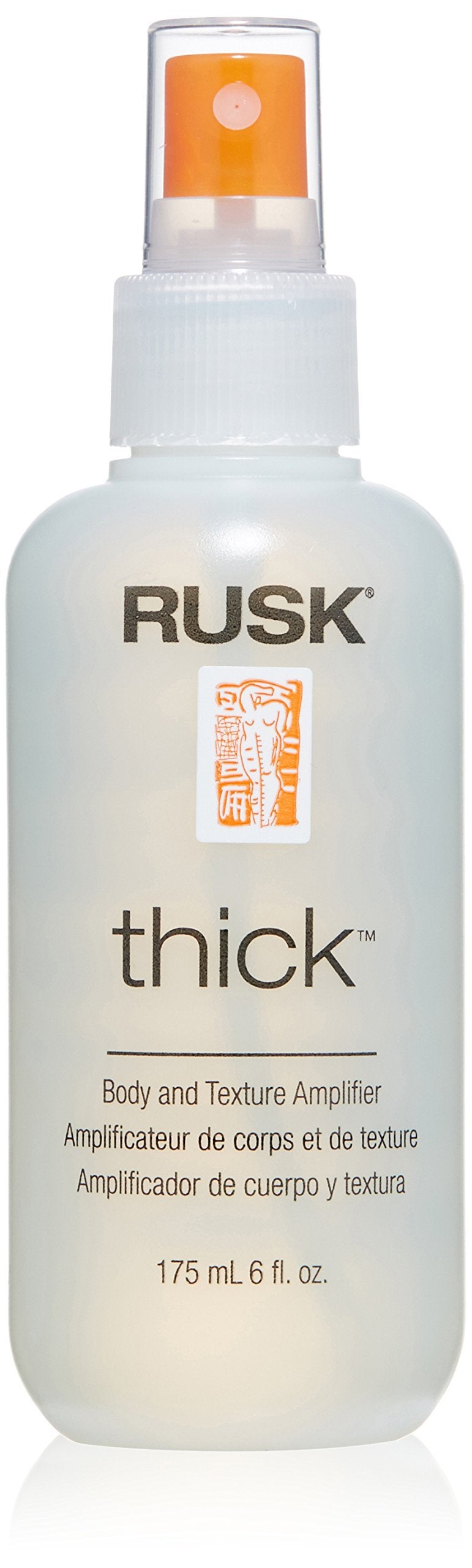RUSK Designer Collection Thick Body and Texture Amplifier Spray, 6 Oz, For Fine, Limp, Flat or Lazy Hair Types - Contains Wheat Protein, Adds Strength, Texture, Volume & Moisture - Image 1