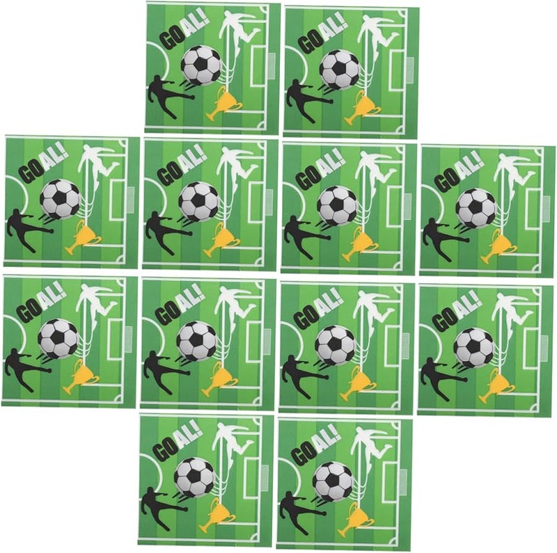مناديل كرة القدم 20 قطعة ناعمة وماصة ومتينة لمستلزمات الحفلات - Image 1