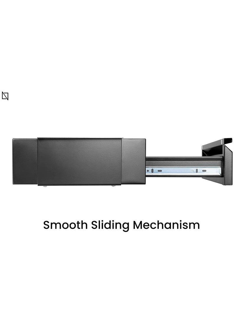 Under Desk Storage Drawer, Standing Desk Accessories By Navodesk (Black)