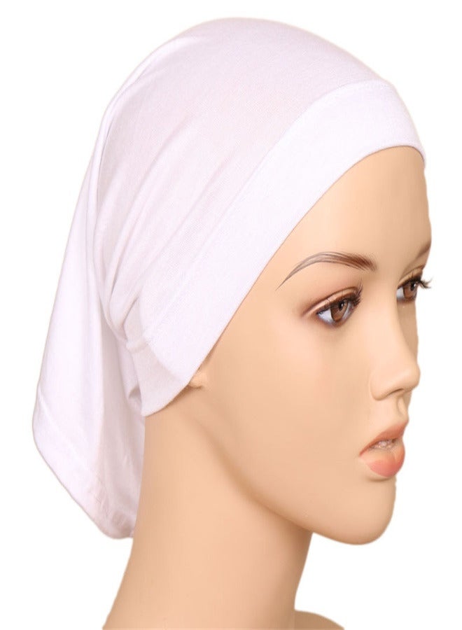 2 PCS Muslim Women Stretch Under Scarf Hijab Bonnet Cap Solid Color Head Wear Hijab Tube Under Caps for Hijabs - Image 2