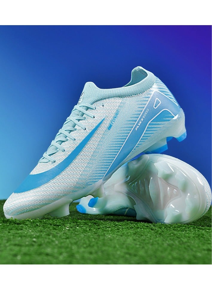 SKT Shiketro Football Turf Spikes, Youth Competition Training Shoes, Lace-Up Breathable And Non-Slip Sports Shoes, Lightweight And Easy-To-Bend Mesh Shoes For Men And Women - Image 2