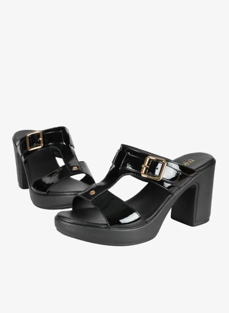 Michelle Morgan Black 092-2936 Michelle Morgan Ladies High Heel Sandals 414RJ43H Black for Women | Best Price UAE