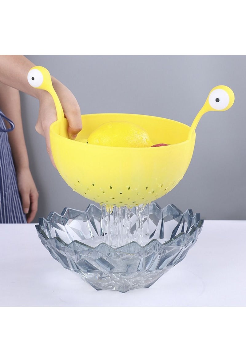 Y&D Colander Strainer Bowl Sturdy Salad Mixing With Kitchen for Pasta Vegetable Fruits Berry Noodle Meat BPA Free Dishwasher Safe  - Image 1