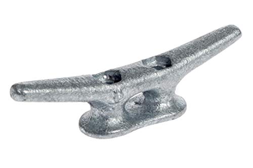 ZUJARA 4 inch Dock Cleats, 10-Pack Galvanized Iron Boat Cleat for Marine or Decorative Applications - Image 3