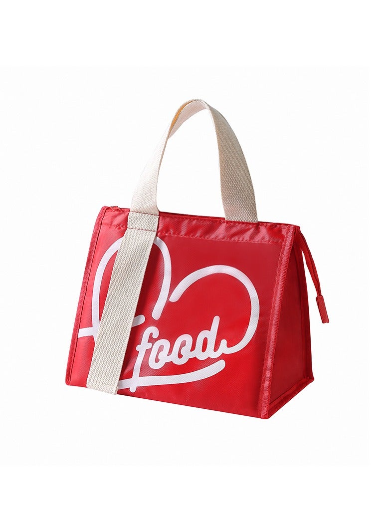 New simple color high-value thermal insulation lunch box bag wholesale student lunch box bag large tote bag - Image 3