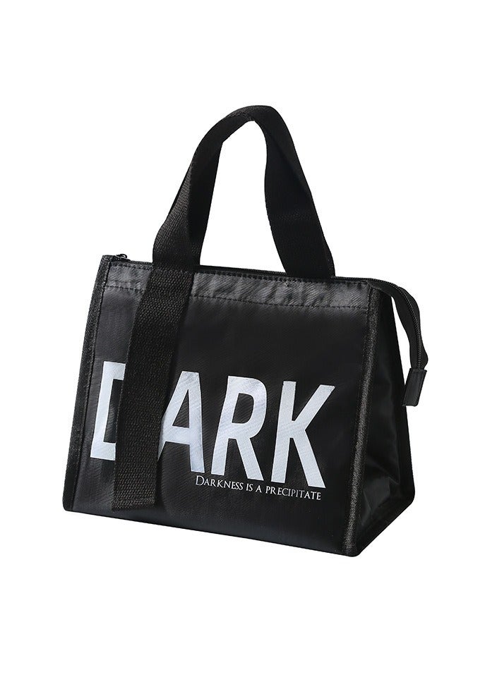 New simple color high-value thermal insulation lunch box bag wholesale student lunch box bag large tote bag - Image 2