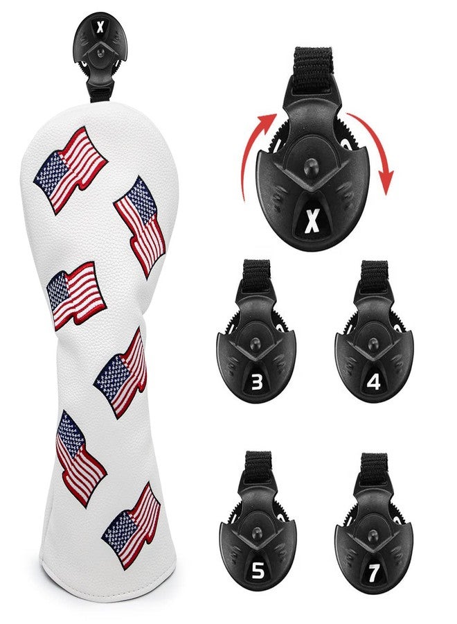 barudan golf Golf Fairway Wood Head Cover Headcover Interchangeable #3 4 5 7 X - Image 2