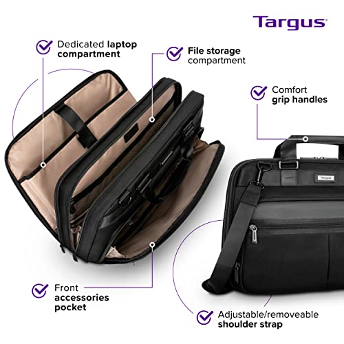Targus Mobile Elite Checkpoint-Friendly Topload for 15.4-Inch Laptop Bag, Black (TBT045US) - Image 3