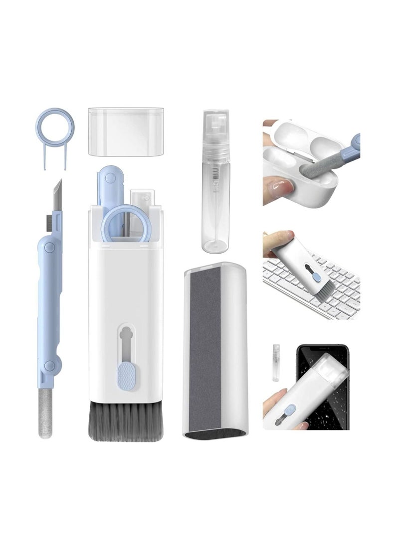 7-in-1 Electronic Cleaner Kit Keyboard Cleaner kit, Portable Multifunctional Cleaning Tool for PC Monitor/Earbud/Cell Phone/Laptop/Computer/Bluetooth Earphones - Image 1