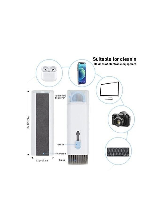 7-in-1 Electronic Cleaner Kit Keyboard Cleaner kit, Portable Multifunctional Cleaning Tool for PC Monitor/Earbud/Cell Phone/Laptop/Computer/Bluetooth Earphones - Image 2