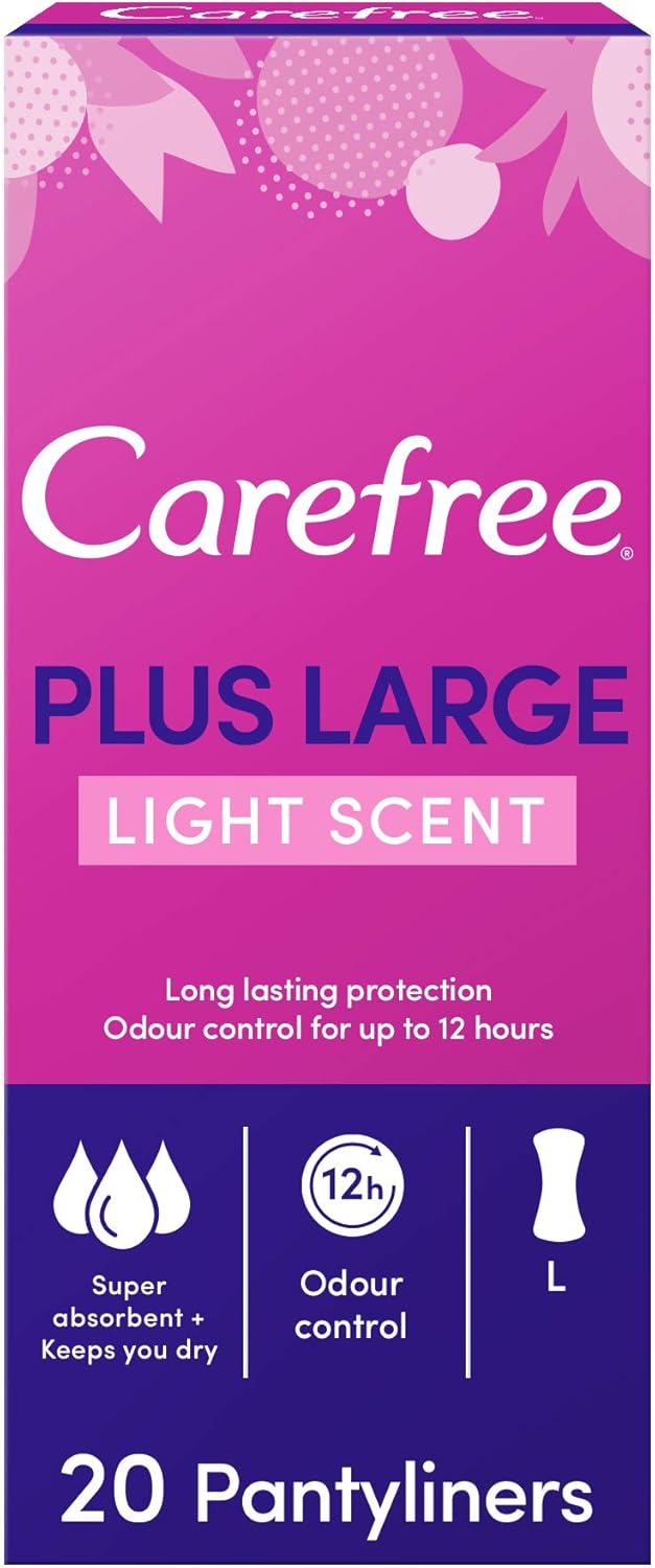 Carefree Plus Large Pantyliners Pack of 60 - Image 1