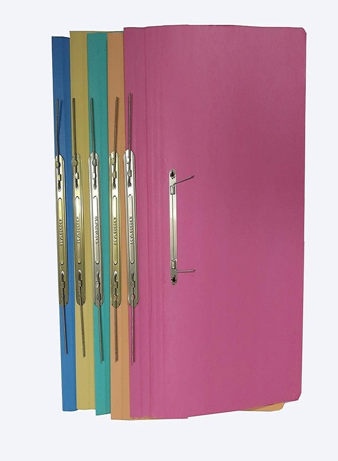 Peeplvalue Pack Of 10 Multicolour Cobra File Folder For Documents, A4 Files For Certificates And Documents - Image 4