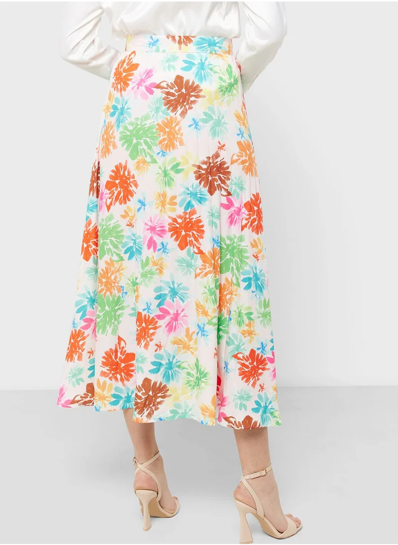 ELLA Floral Print Skirt