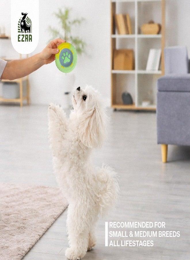 EZRA لعبة EZRA Play اللاتكسية على شكل إطار مطاطي يصدر صوتاً للكلاب | لعبة مضغ متينة وغير سامة من اللاتكس للكلاب | لعبة تفاعلية ممتعة للتدريب واللعب لجميع السلالات - Image 5