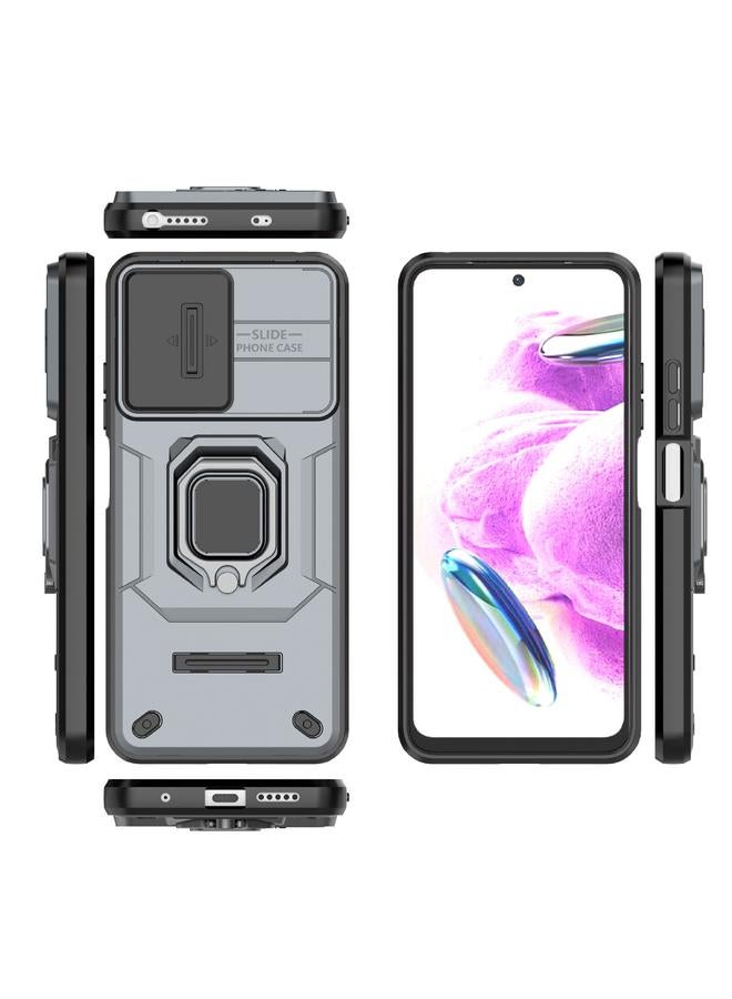 إيروريكس جراب لهاتف Xiaomi Redmi Note 12S 4G Global Sliding Camshield TPU + PC جراب هاتف مقاوم للصدمات مع حامل - Image 2