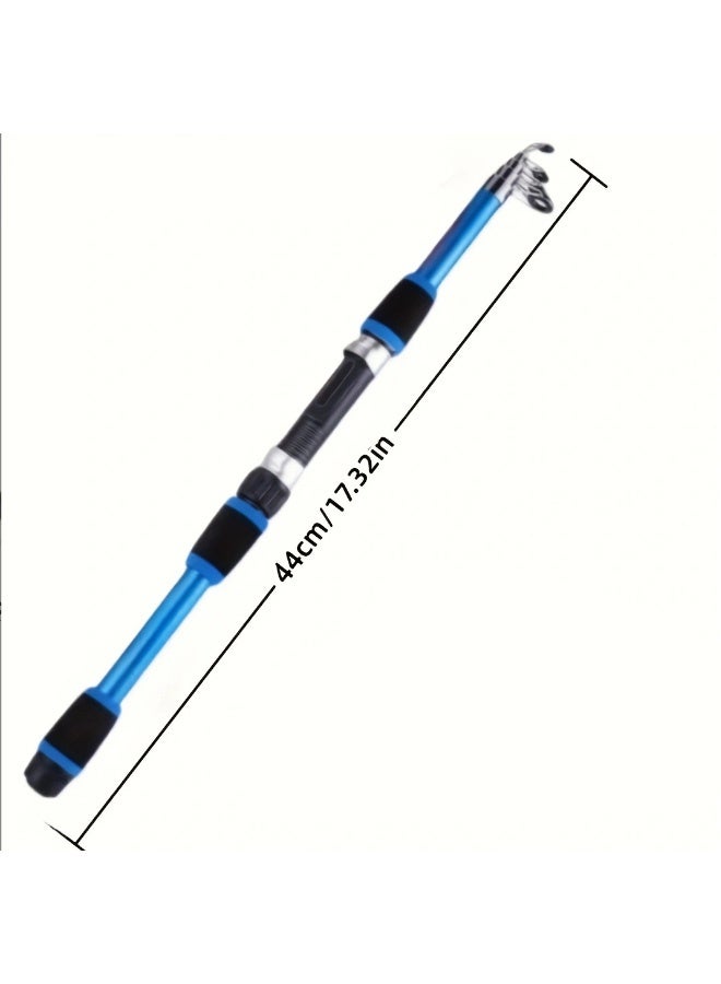 جمورو مجموعة صنارة صيد كاملة مع صنارة صيد تلسكوبية وبكرة دوارة وطعوم وخطافات ومجموعة صنارة سفر - Image 4