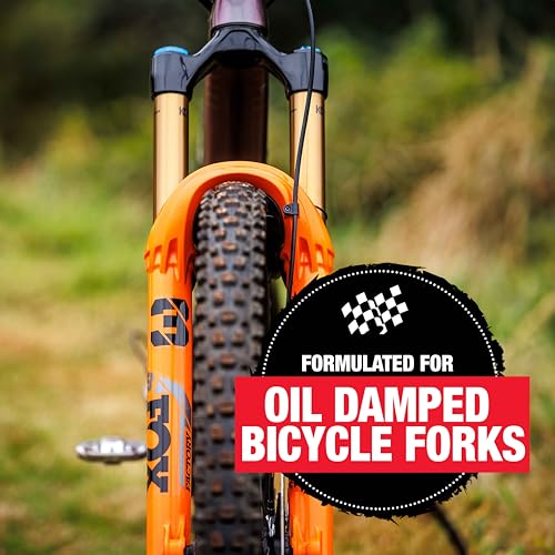 Finish Line 10wt Suspension Shock Oil – Premium Semi-Synthetic Non-Foaming Fluid for All Bicycle Forks and Seals – Consistent Damping and Race Proven Performance – 16oz Bottle - Image 2