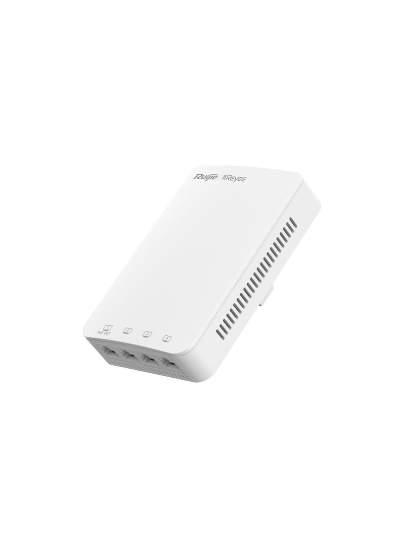 Ruijie Ruijie Reyee RG-RAP1200(P) AC1300 Dual Band gigabit wall plate AP  - Image 1