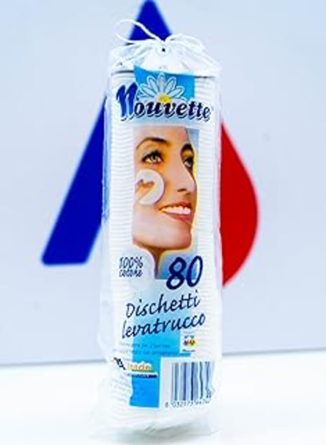 Makeup Remover Cotton Pad Set - 80 Pcs