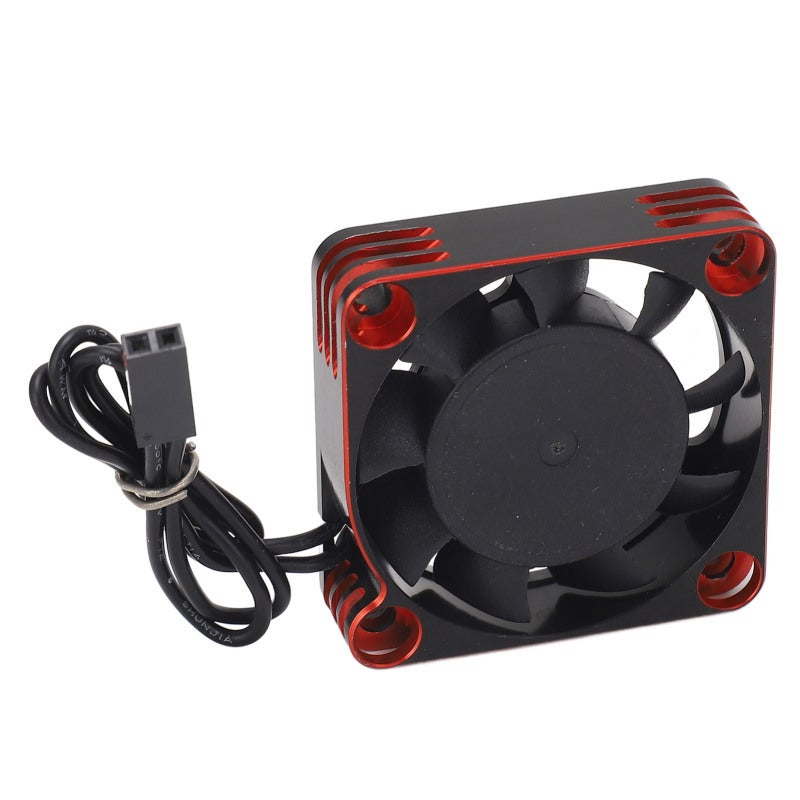 RC Car Cooling Fan: Red Aluminum Alloy & Hard Plastic - Extend Motor Life Maximize Power Output for RC Hobbyists & RC Vehicle Performance Upgrade - Image 5