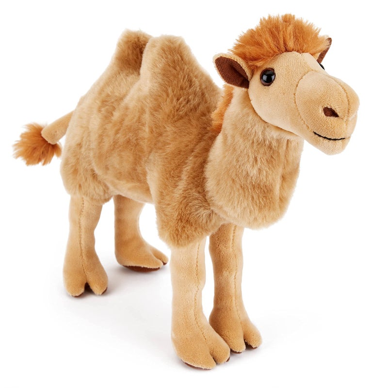 Zappi Co Plush Children's Stuffed Soft Cuddly Plush Toy-Part of Safari Animals Collection, Perfect for Kids (26cm Height)(Bactrian Camel) - Image 1