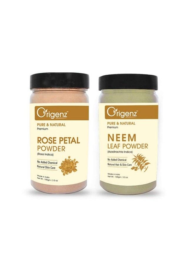 Rose Petals And Neem Leaves Powders For Healthy Skin Nourishment Mask Helps To Control Tanning Acne Pimple ; 200Gm - pzsku/Z36B1A68C1E26E98BB80AZ/45/_/1690020154/fc5f78fa-943c-4aea-8e44-5b404189920e