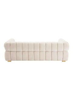 Comfynest Luxurious Three-Seater Velvet Arm Sofa Ideal for Living Rooms, Guest Rooms, and Hotels  - Image 4
