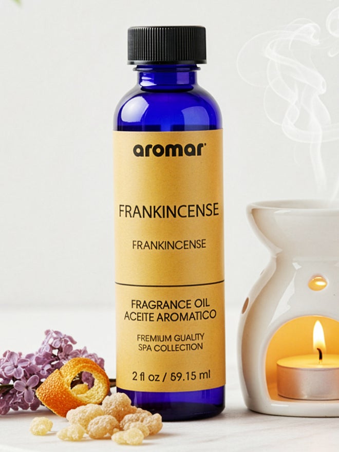 أرومار زيت سبا عطري برائحة اللبان، 59.15 مل، زيت أساسي مقدس، خشبي ومهدئ - Image 1