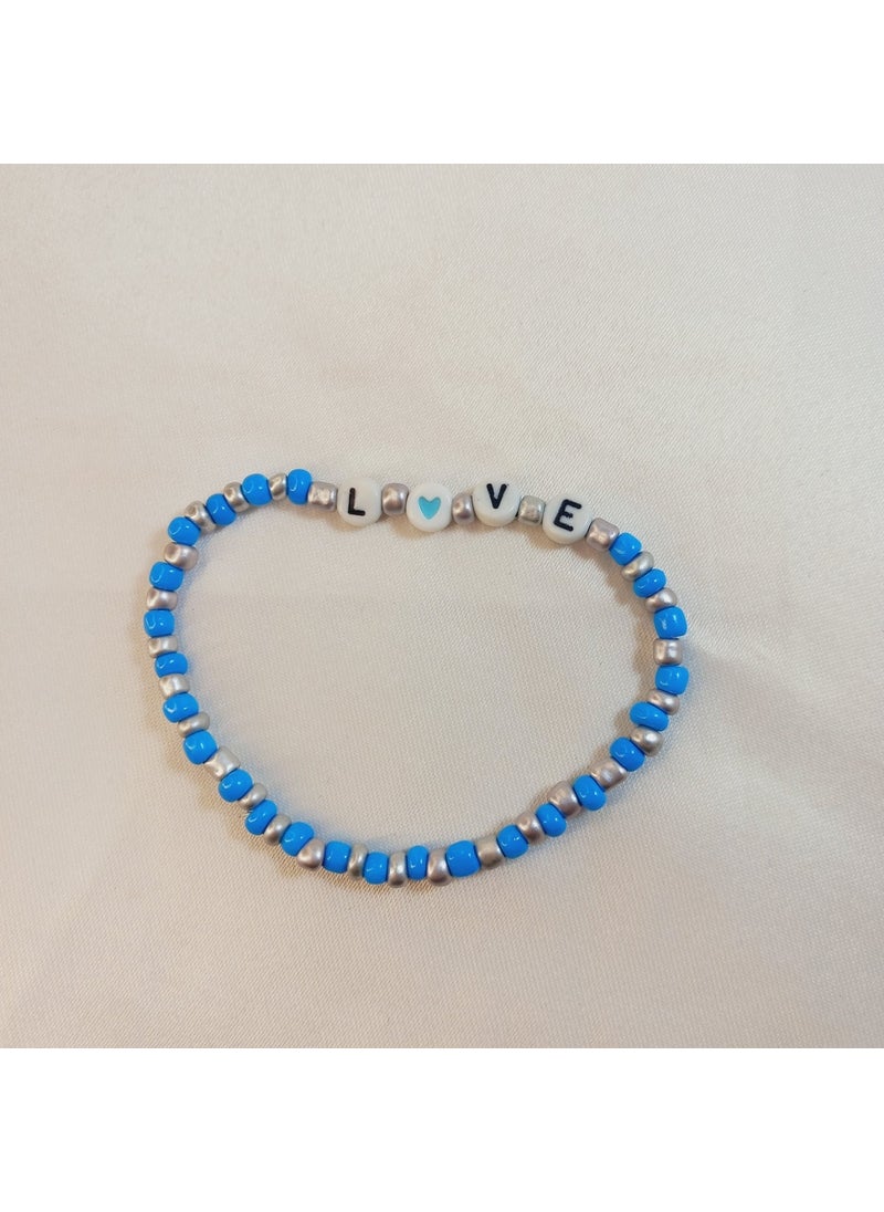 Crystal Atelier - Starry Fairycore Coquette Y2K Friendship Lover Beaded Heart 3-Pack Bracelet - Image 1