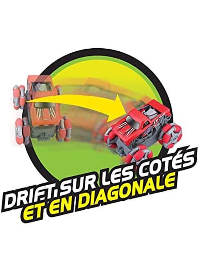 مايستو شاحنة سيكلون مونستر بجهاز تحكم عن بعد بتردد 2.4 جيجا هرتز، باللون الأحمر - Image 4