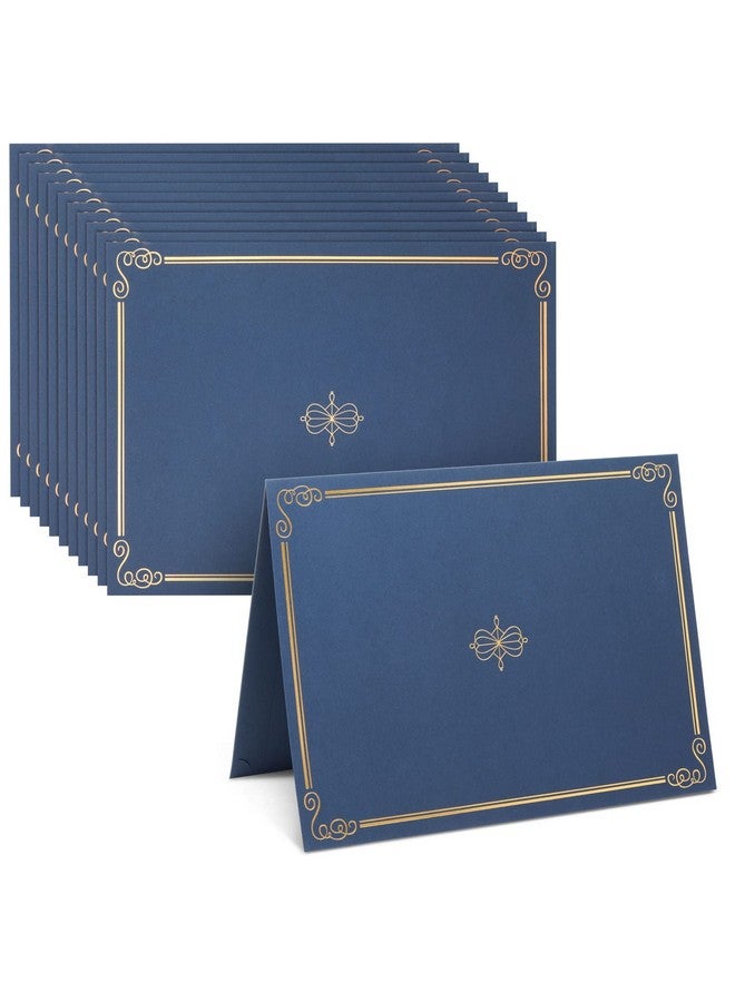 Blue Panda 24-Pack Navy Blue Award Certificate Holders - Bulk Certificate Holders For Graduation, Diploma, Employee Appreciation, Certifications (Fits 8.5X11) - Image 1