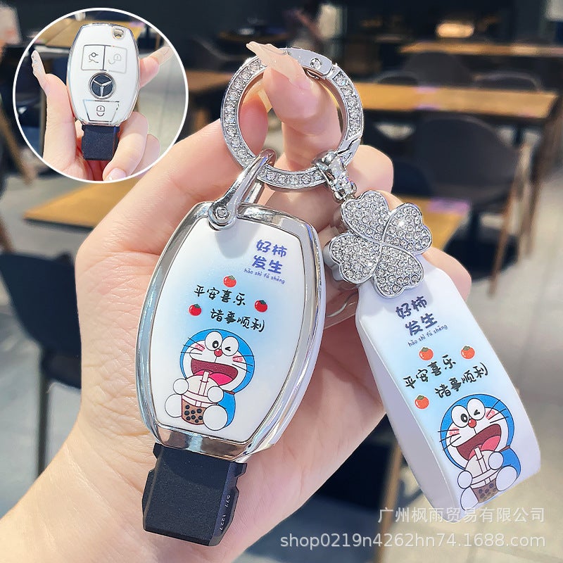 Suitable For Mercedes-Benz Key Case E300L Shell C260L Buckle A200L Bag C200Lglc300L Cute Female Glc260 - Image 2