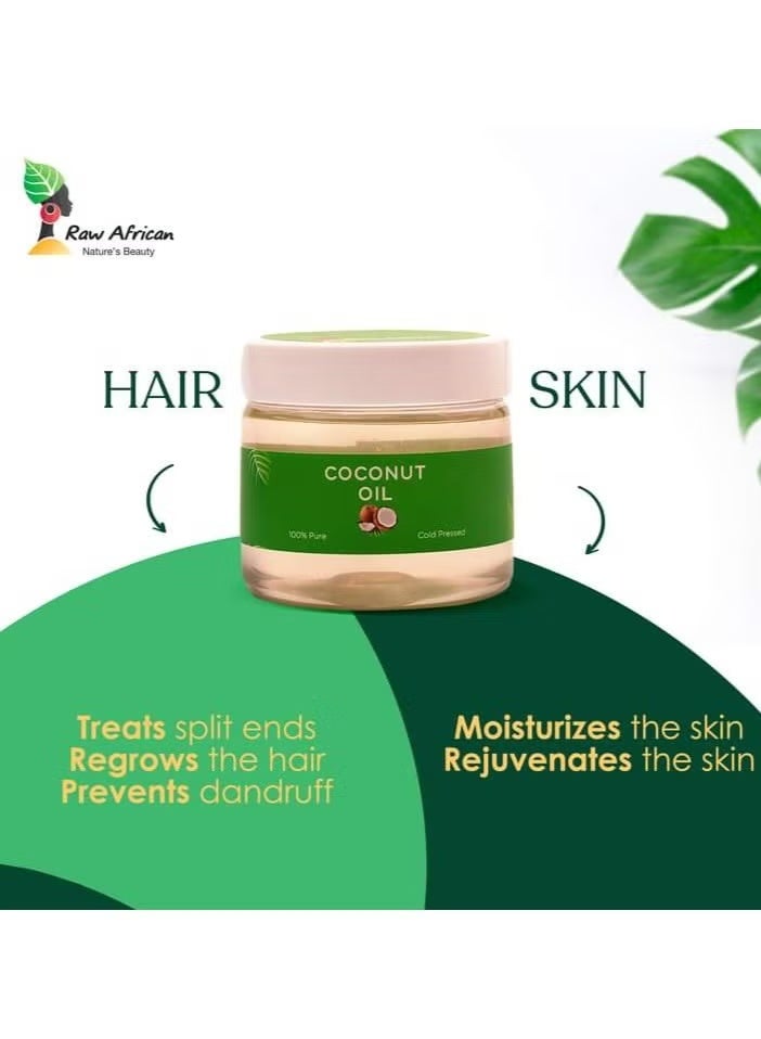 رو أفريكان روالأفريقي زيت جوز الهند للوجه والشعر - 200 ملي - Image 2