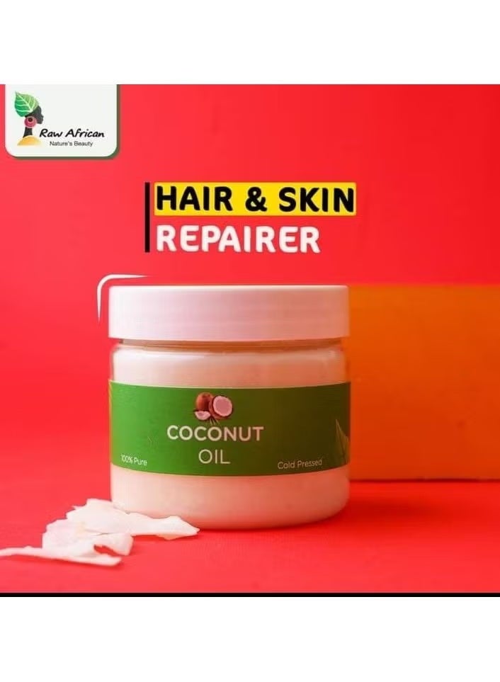 رو أفريكان روالأفريقي زيت جوز الهند للوجه والشعر - 200 ملي - Image 3