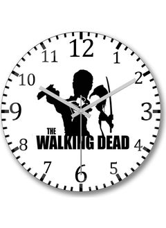 Print Shop The Witcher Geralt of Rivia Wall Clock Curved Real Glass
