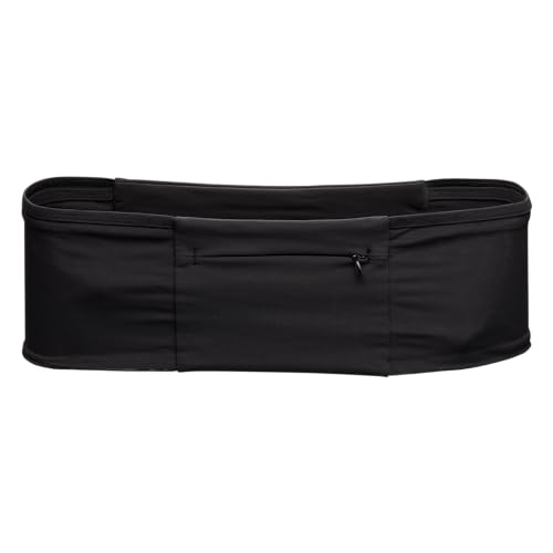 Nathan Zipster Max Running Belt Running Belts for Women and Men BounceFree Waist Pack with Extra Large Zipper Pocket Smartphone Storage Walking Gym Hiking Black Large - Image 3