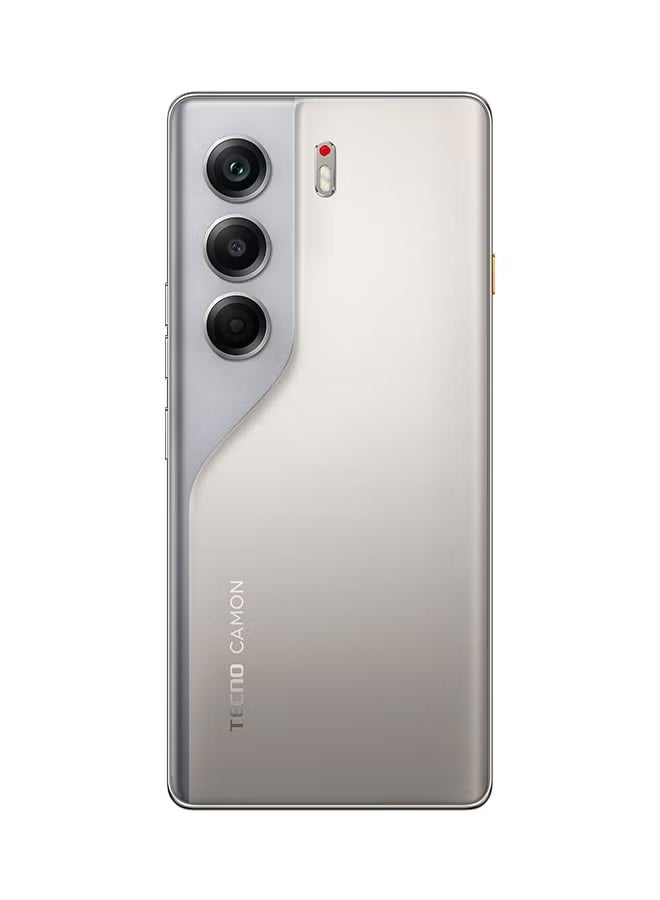 TECNO Camon 40 Pro Dual SIM Sandy Titanium 12GB RAM 256GB 5G - Middle East Version & 300 mAh Smart Watch O23, Scratchproof Crystal Screen, IP68 Waterproof , 100+ Fitness Modes, Health Monitoring, Message Reminder, Bluetooth Calling, iOS And Android Compatible Champagne Gold Bundle - Image 4