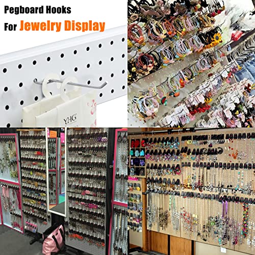 Scartink Pegboard Hooks Pegboard Accessories,4 inch,Pegboard Organizer Kit for Garage Organization,Tool Storage, 25 Pack - Image 3
