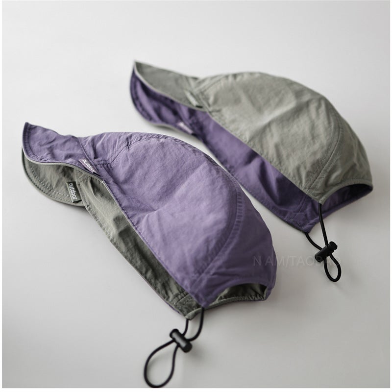 Summer New Reversible Quick-Dry Foldable Baseball Cap Unisex Outdoor Cycling Running Sports Sun Hat - Image 2
