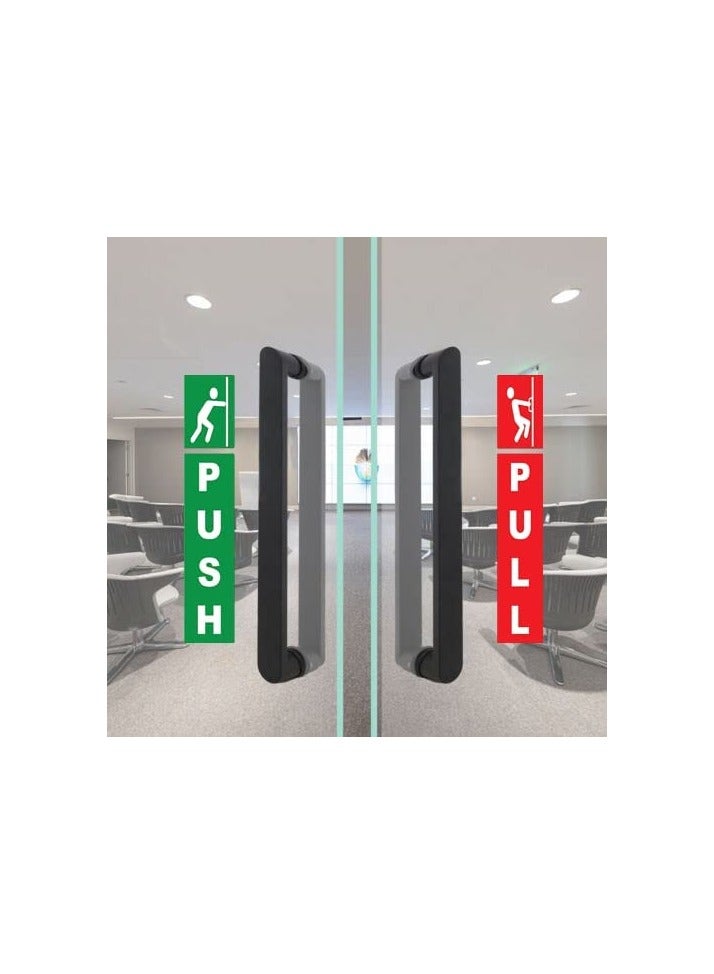 اب تو ديت  عدد 2 يافطة ستيكر للابواب افتح واغلق مقاس 6.5 في 19 سم لازق قوي - Image 2