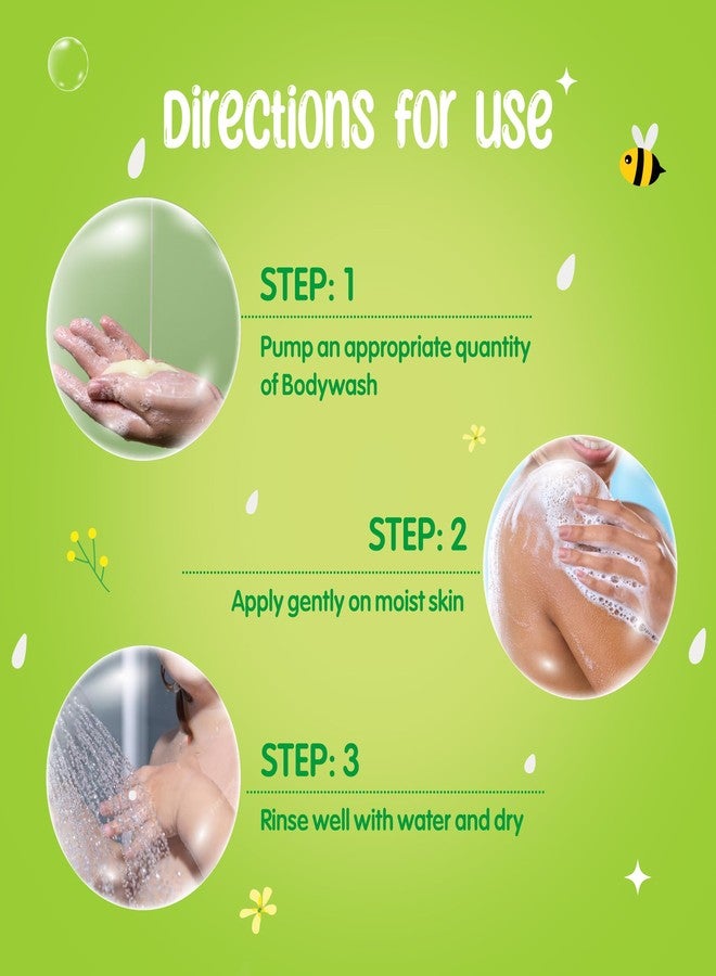 Puddles Organic Bubbly Bodywash For Kids (100 ml) | Tangy Candy - Age 2-12 Years | Cosmos Organic Certified | Turmeric, Milk Protein, Citrus Essential Oils | Tear-Free, pH Balanced, No Sulfate-Paraben - Image 5