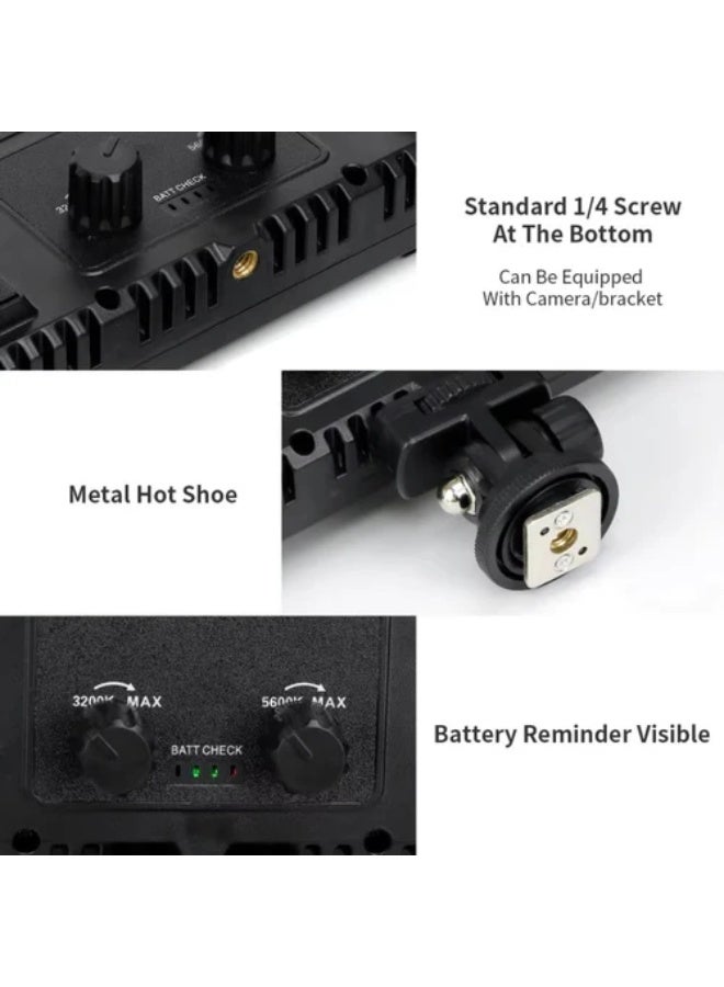 اف اكس ستوديو 40W RGB LED Panel with Dual Battery Kit & Charger - ( U600+ ) - Image 3