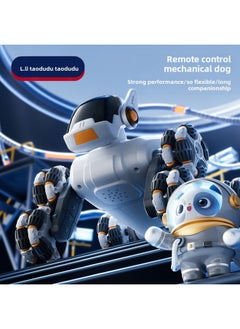 Generic Tao Doodle Children's Remote Control Mechanical Dog Toy Car Double Battle Run Cardin Touch Boy Children's Day Gift-Color:Wireless Remote Control Mechanical Dog  Eight-wheel Attitude Switch A Key Spray-Proportion:2 Groups Of Charging  - Image 2
