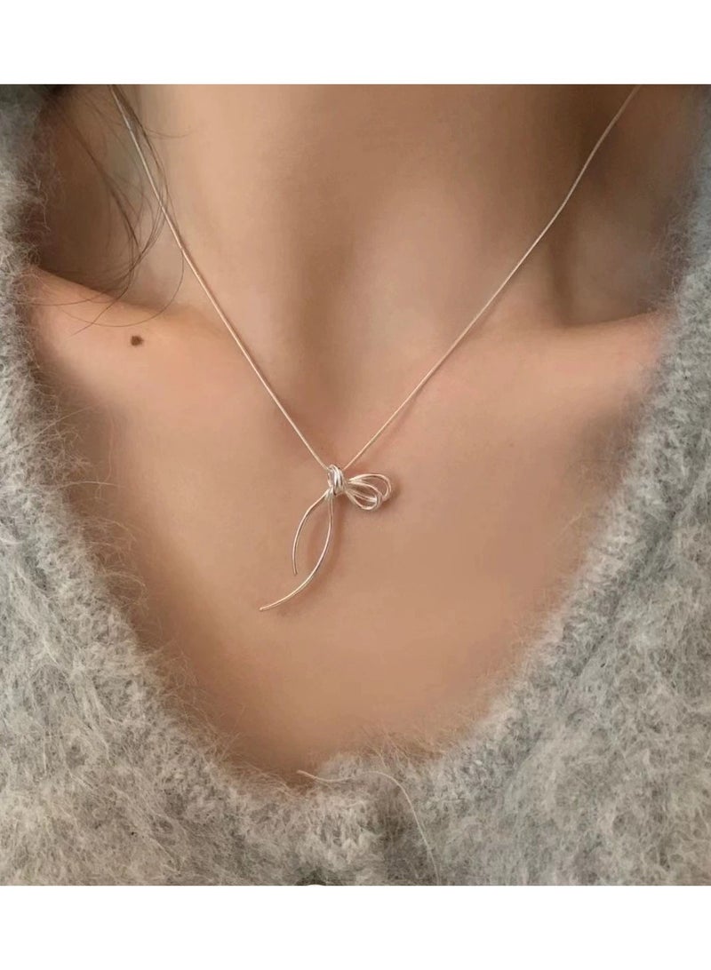 Goolsky قلادة كورية-يابانية على شكل نجمة وهلال مع خرزات للنساء – تصميم أنيق بأسلوب INS بحجم صغير، سلسلة عظمة الترقوة على شكل نجمة متألقة - Image 1