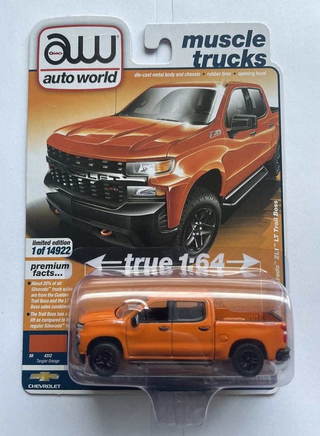 Auto World 2020 Chevrolet Silverado Z71 LT Trail Boss,Replica,AWSP089A - Image 1