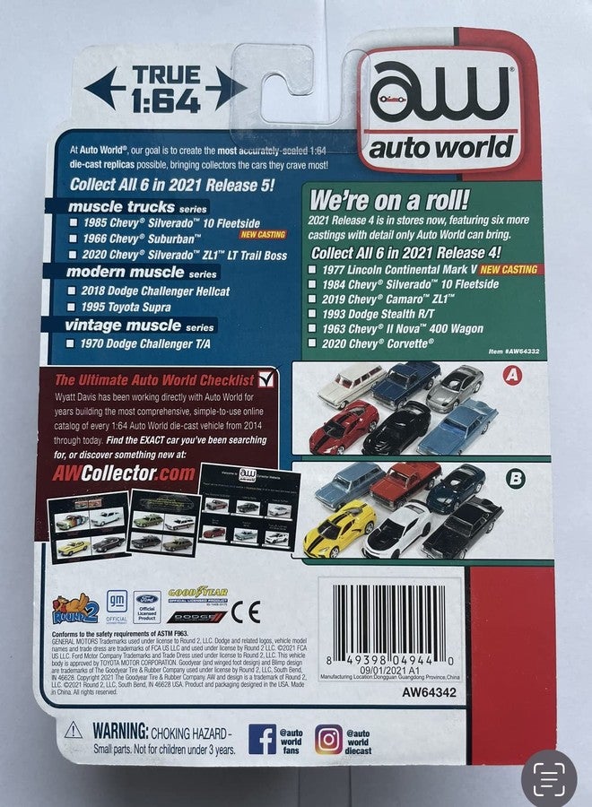 Auto World 2020 Chevrolet Silverado Z71 LT Trail Boss,Replica,AWSP089A - Image 3