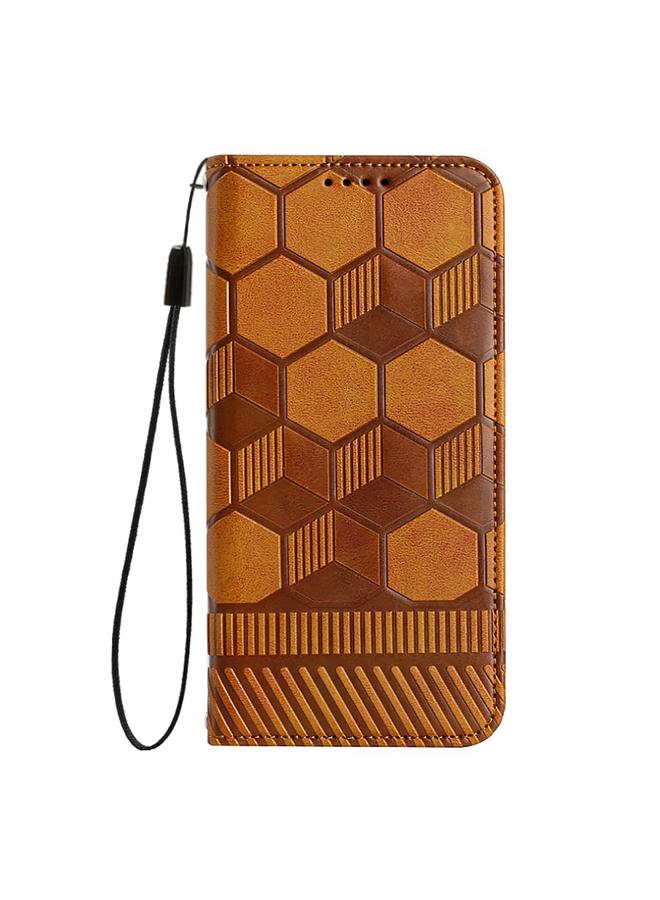 Zaboon Case For iPhone 13 Pro Football Texture Magnetic Leather Flip Phone Case - Image 2